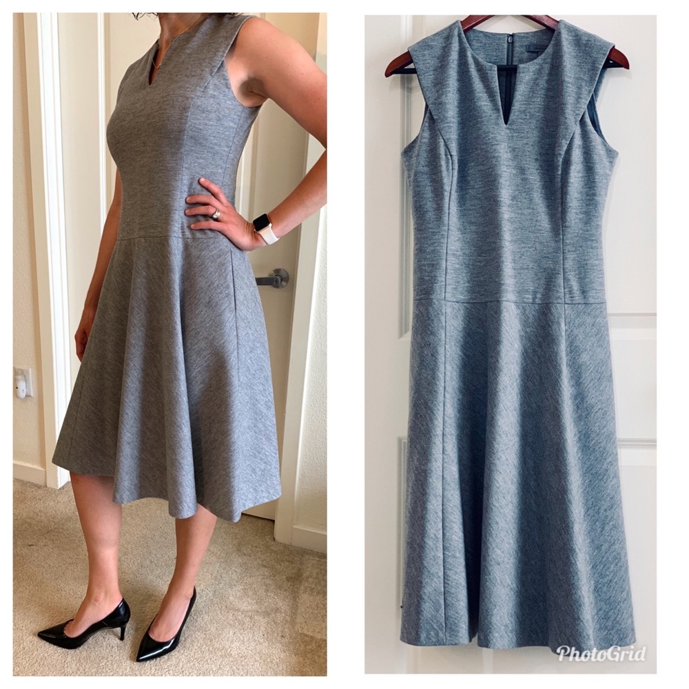 Classiques Entier gray wool dress size 4